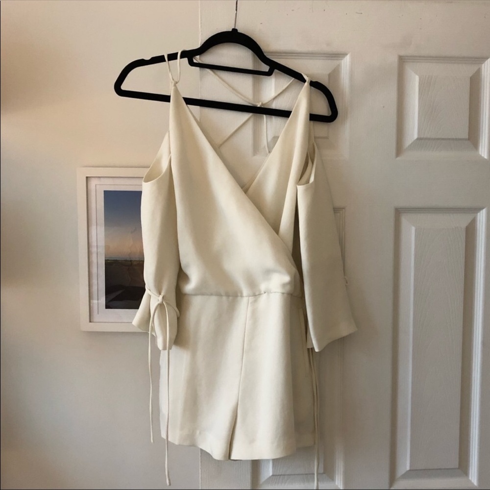 IRO cold shoulder romper